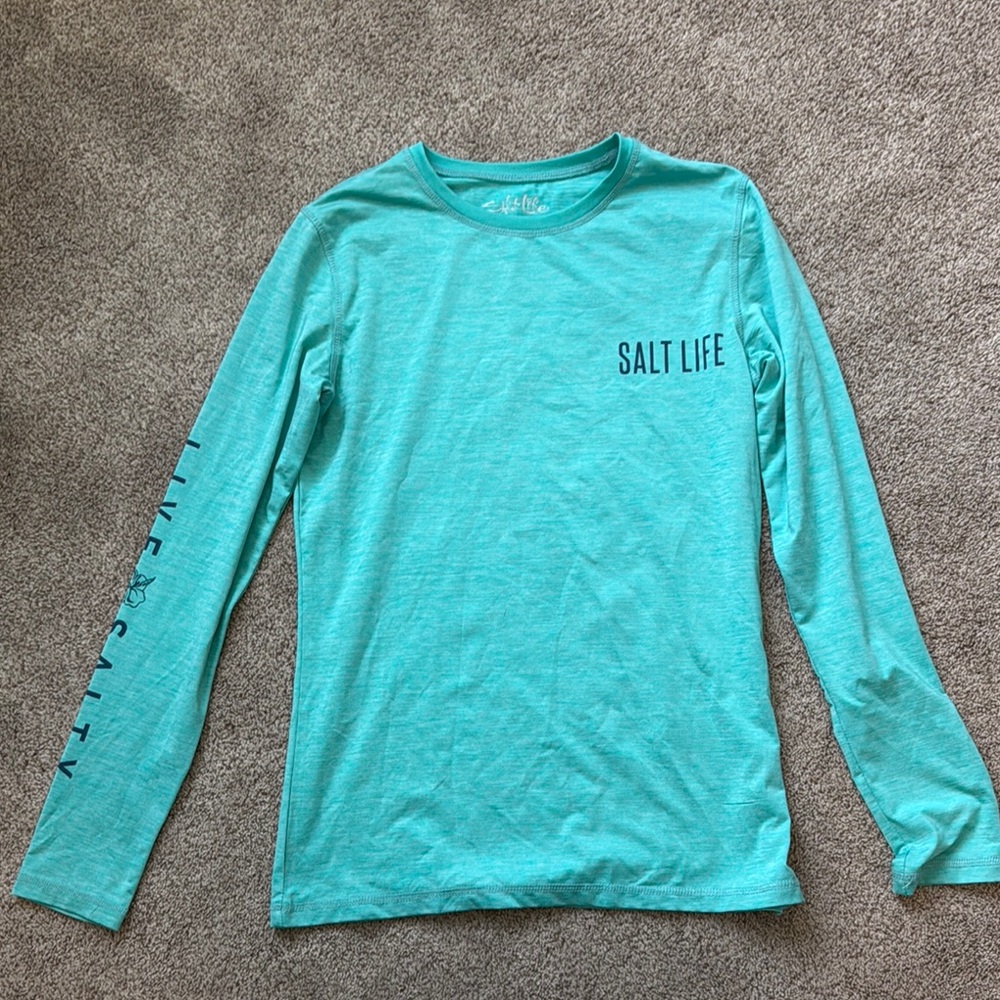 Salt Life Long Sleeve Shirt - Teal